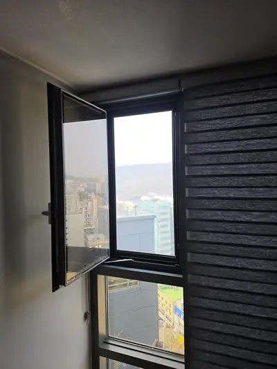오피스텔 시스템창호 이동식에어컨 설치 방법 비용 및 후기 현장 사진