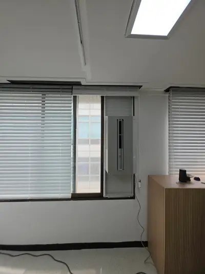 알루미늄 샤시 에어컨 설치 업체 비용 현장 사진