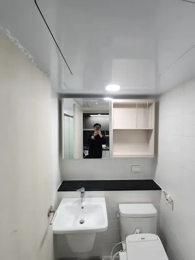 욕실장 거울 교체 비용 현장 사진