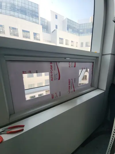 프로젝트 창문 무타공 환풍기 설치 방법 비용 현장 사진