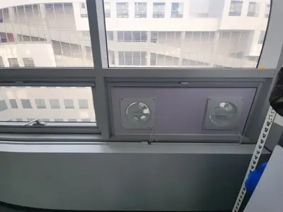 프로젝트 창문 무타공 환풍기 설치 방법 비용 현장 사진