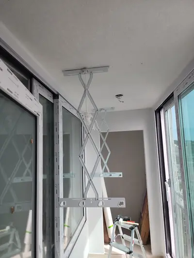 빨래건조대천장 설치 방법 비용 업체 가격 현장 사진