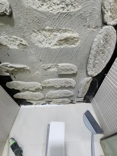 시흥안산 샤워부스 타일수리 현장 사진